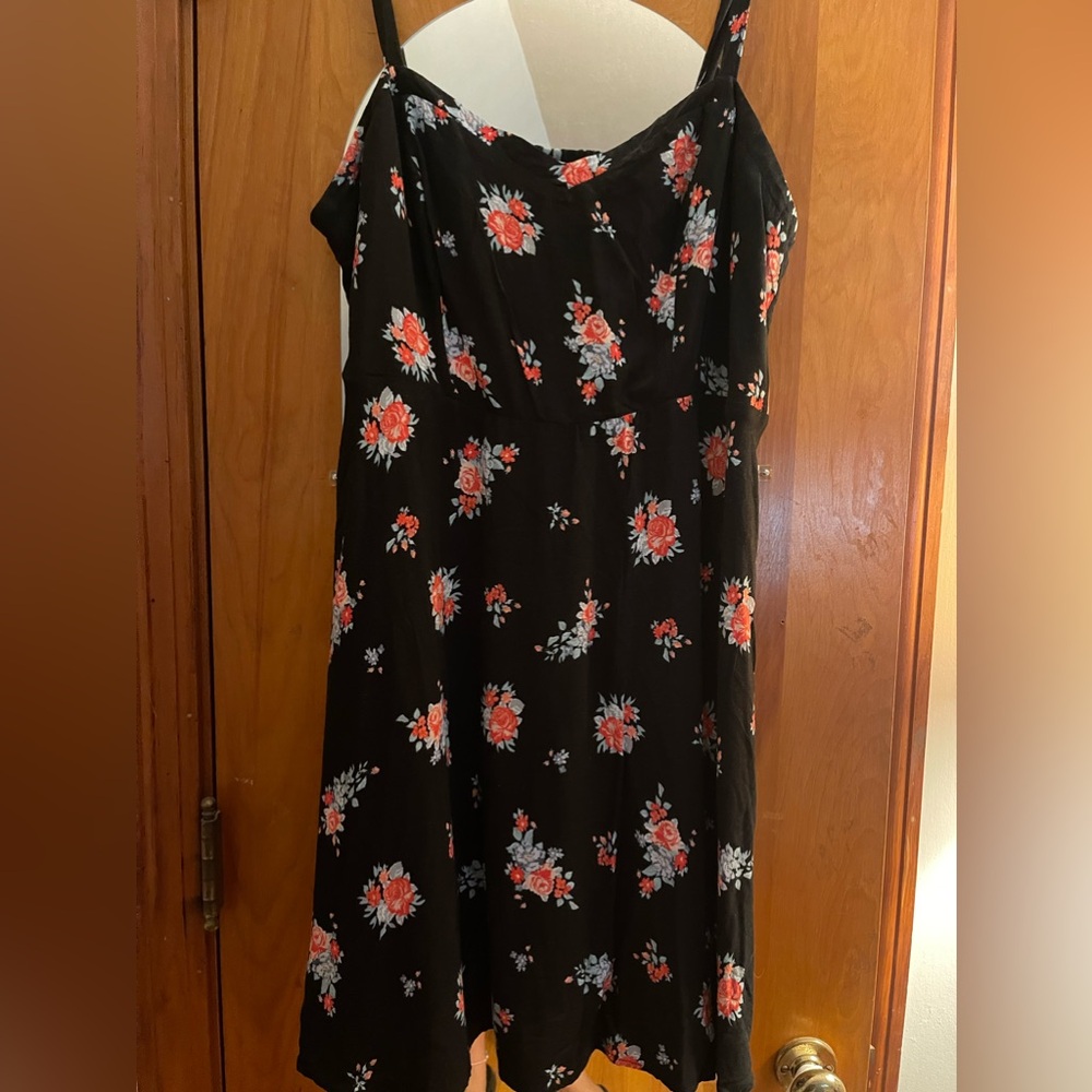 Torrid Challis Floral Print Dress